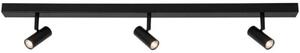 NORDLUX Stmívatelné variabilní LED spoty na liště NORDLUX Omari - černá, 3 x 3,2 W, 780 mm, Ø spotu 35 mm, výška 26 mm - 2112193003