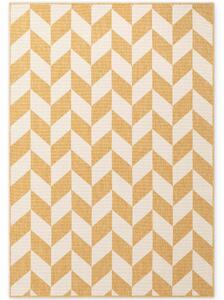 Ted Baker, Kusový koberec Ted Baker Haringey 106380 Yellow White, 80x200, žlutá, chodba / předsíň