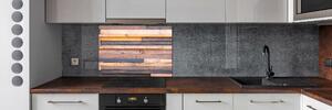 Panel do kuchyně Dřevěná stěna pksh-95769214