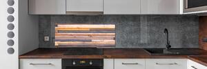 Panel do kuchyně Dřevěná stěna pksh-95769214