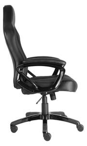 Herní židle A-RACER Q11 –⁠ PU kůže, černá