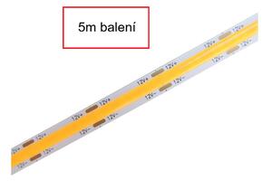 5m balení COB LED pásek 8W, 336LED/m, 12V, 8mm, IP20, 4000K