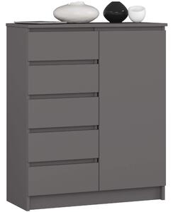 Komoda Kirmair (grafit). Akce -10%
