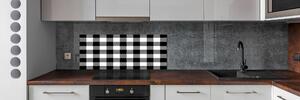 Panel do kuchyně Černobílá mříž pksh-95889836