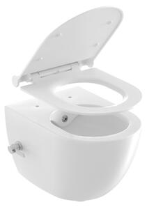 Ravak X01912 - Závěsné WC s bidetovou tryskou CHROME keramika/bílá