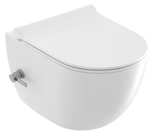 Ravak X01912 - Závěsné WC s bidetovou tryskou CHROME keramika/bílá
