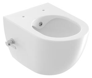 Ravak X01912 - Závěsné WC s bidetovou tryskou CHROME keramika/bílá