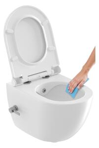 Ravak X01912 - Závěsné WC s bidetovou tryskou CHROME keramika/bílá