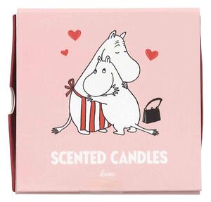 Vonné čajové svíčky Moomin Love – set 4 ks