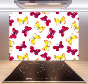 Panel do kuchyně Motýli a květiny pksh-96038679
