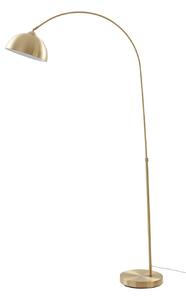 Stojací Lampa Lindby, Lennart, Zlatá / mosazná, Obývací pokoj, Kov, Moderní