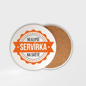 Podtácek profese servírka