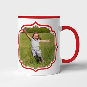 Hrnek 300ml červené ucho a vnitřek