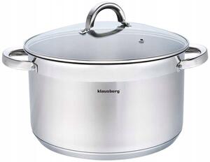 Hrnec KLAUSBERG KB-7130, objem 14 l, průměr 32 cm, vhodný na indukci + poklice