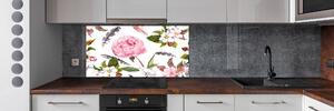 Panel do kuchyně Květinový vzor pksh-96983383