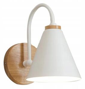 Nástěnné svítidlo TOOLIGHT bílé, hnědé E27 60 W