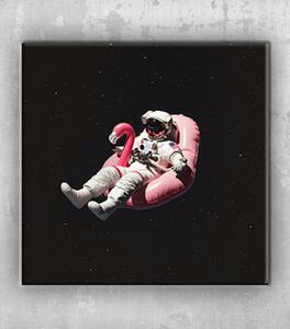 Obraz Astronaut a plameňák
