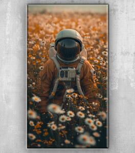 Obraz Astronaut v poli květin