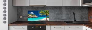 Panel do kuchyně Maledivy bungalovy pksh-97187351