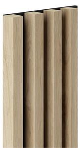 Akustické dekorační panely MAXI jackson hickory 3D lamely na filcovém podkladu 270 x 17,7 cm