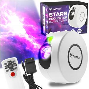 Projektor lampička EVI Milky Way Galaxy Star bílá LED