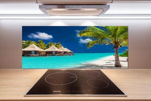 Panel do kuchyně Maledivy bungalovy pksh-97187351
