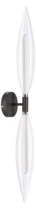 Nástěnná lampa NORDIC 2xG9/5W/230V černá/čirá