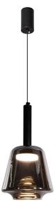 Lustr na lanku BUENO 1xGX53/9W/230V pr. 18 cm kouřová černá