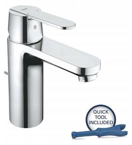 Stojánková umyvadlová baterie Grohe Get stříbrná