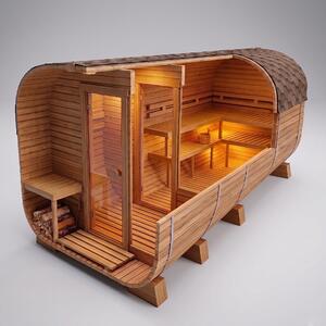 Zahradní sauna QUADRO 340 cm
