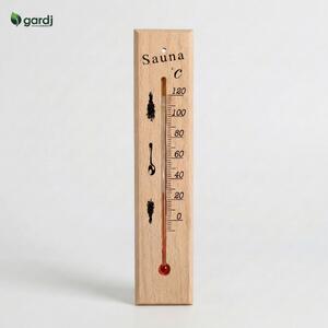 Saunový teploměr plněný kapalinou (0–120 °C)
