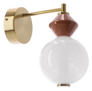 LED Nástěnná lampa FLORES LED/7W/230V zlatá/hnědá