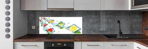 Panel do kuchyně Ovoce v kostkách pksh-97865731