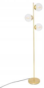 STOJACÍ LAMPA ZLATÁ 3 KOULE lampa do obýváku COL výška 162 cm