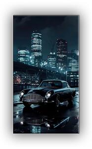 Obraz Aston Martin v nočním městě