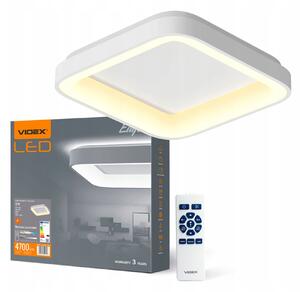 Stropní Svítidlo stmívač s časovačem LED Videx 72W nástěnný bílé 45 cm 4700lm + dálkový ovladač