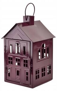 Lucerna ROGER Domek fialová 20,3x20xv33,8 cm