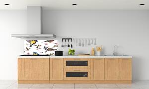 Panel do kuchyně Ptáci květiny viště pksh-98117635