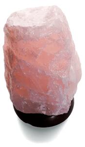 Lampa - růženín surový kámen