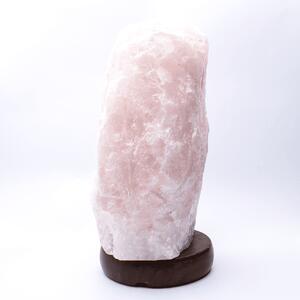 Lampa - růženín surový kámen