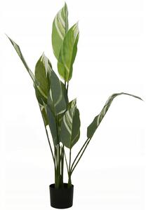 STRELÍCIE UMĚLÁ ROSTLINA V KVĚTINÁČI 118 cm VYSOKÁ