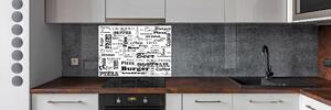 Panel do kuchyně Menu v restauraci pksh-98559843