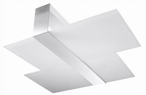 SOLLUX LIGHTING kulatý Stropní Svítidlo 65 x 11 cm stříbrná