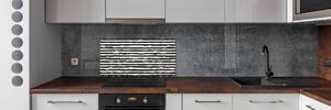 Panel do kuchyně Černobílé pásky pksh-98614123