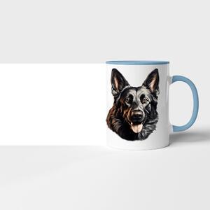 Hrnek Black German Shepherd 03