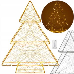 LED světelná figurka vánočního stromku Springos 100 diod 60x47 cm