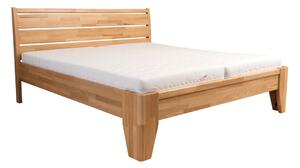 Manželská buková postel Lavana , Odstíny moření Ahorn: Buk přírodní, Buk přírodní, 180x200 cm
