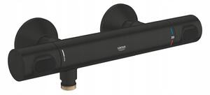 Grohe Precision Flow nástěnná termostatická sprchová baterie, matná černá