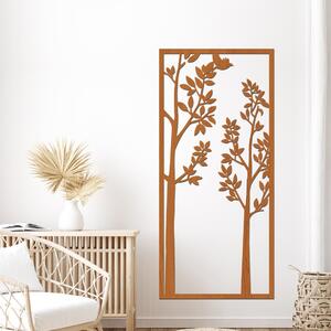 Dřevo života | Dřevěná dekorace strom LONG | Rozměry (cm): 36x80 | Barva: Třešeň
