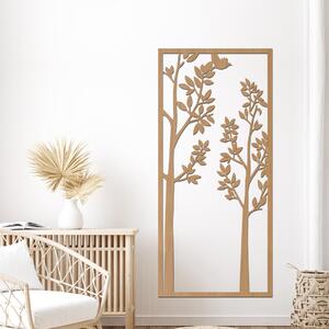 Dřevo života | Dřevěná dekorace strom LONG | Rozměry (cm): 36x80 | Barva: Třešeň